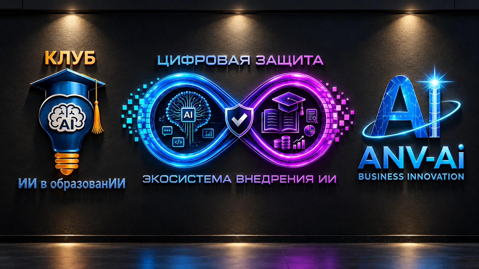Цифровая защита — экосистема внедрения ИИ: Клуб «ИИ в образованИИ» и ANV-Ai